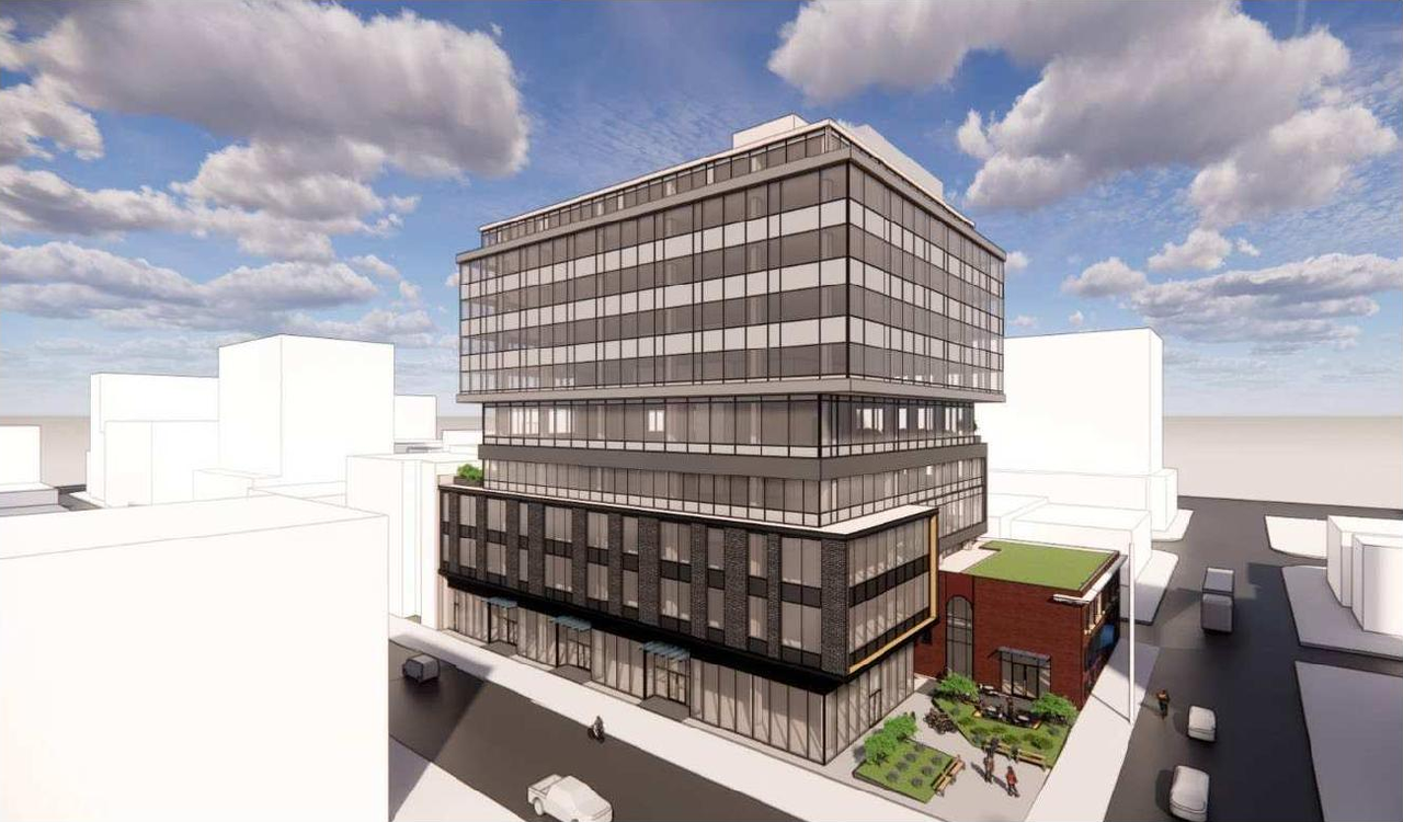 Rendering of building from page 6 of the file 'Referral report'