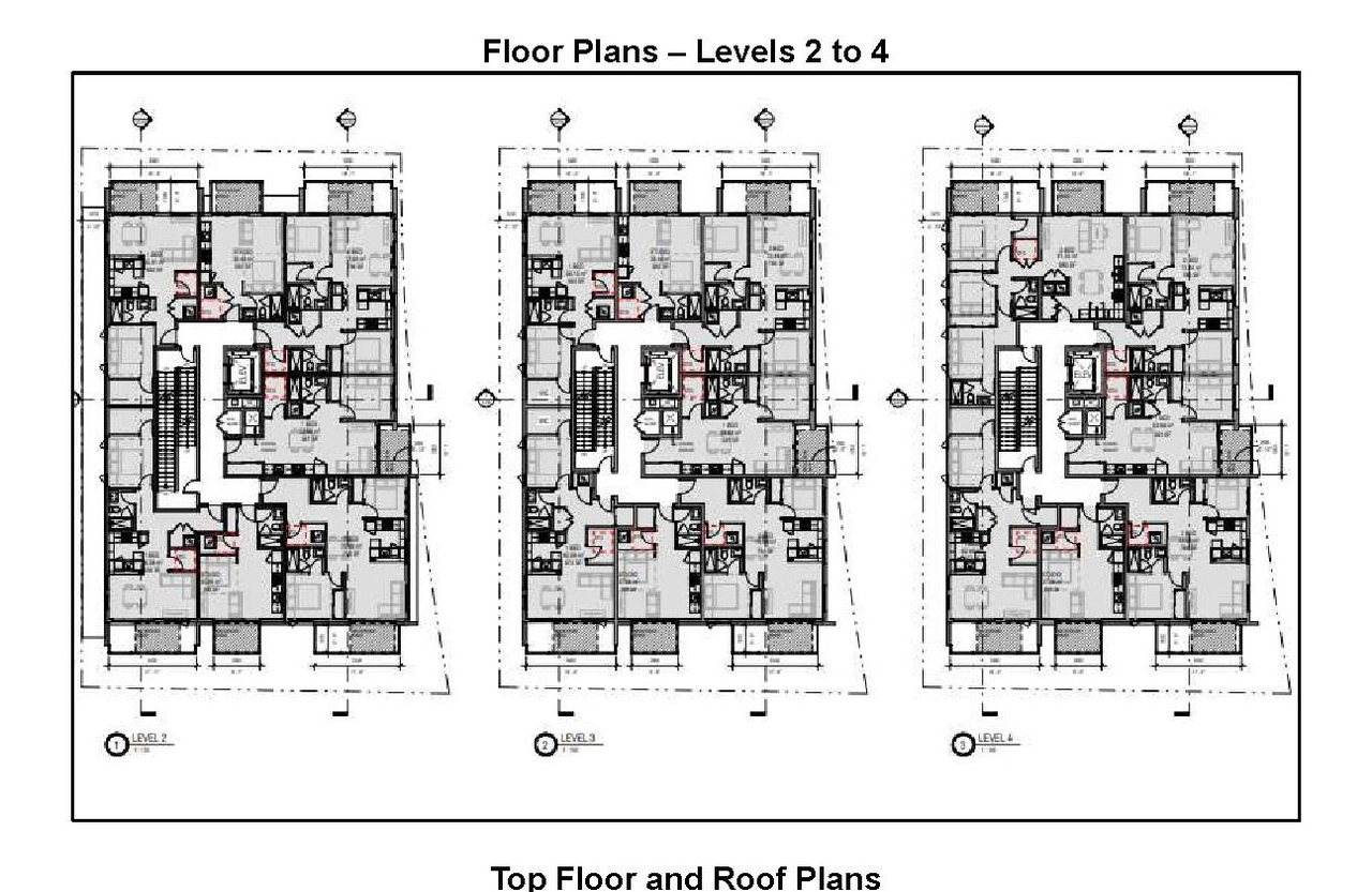 Floor plan for project from page 28 of the file 'Referral report'