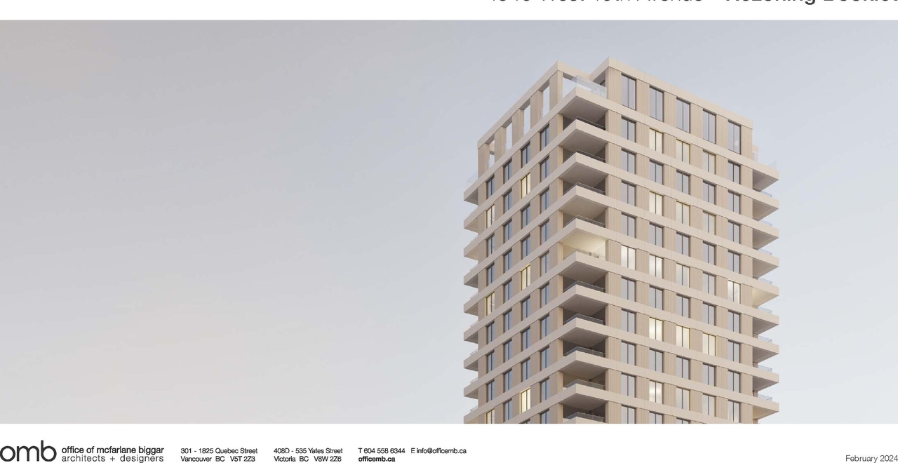 Rendering of building from page 1 of the file 'Application booklet'