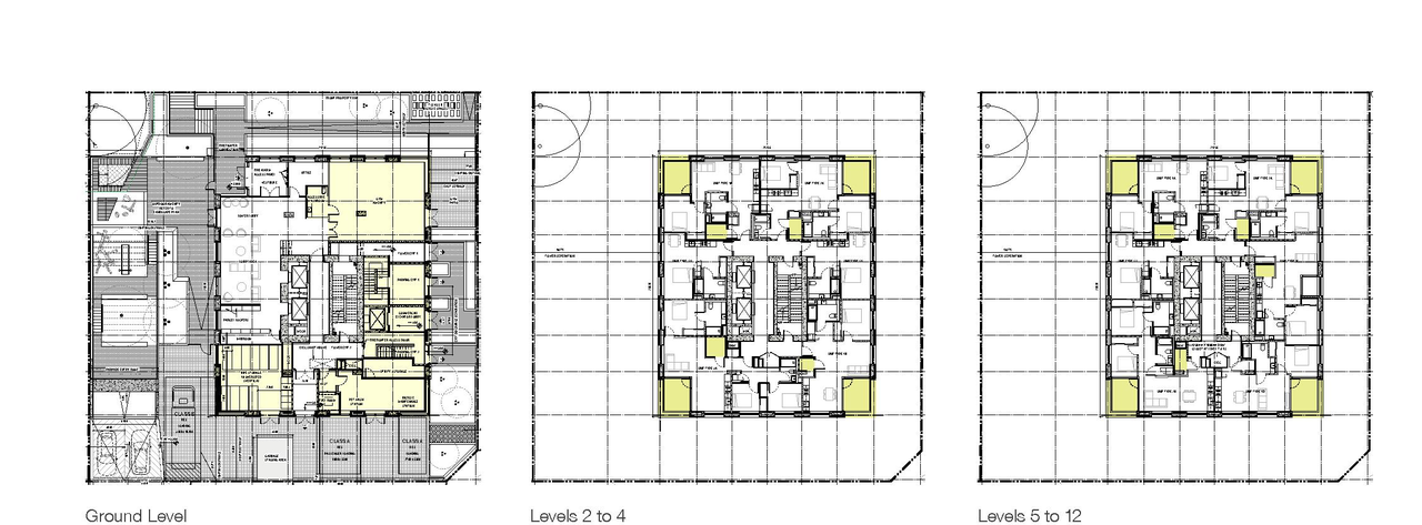 Floor plan for project from page 68 of the file 'Application booklet'