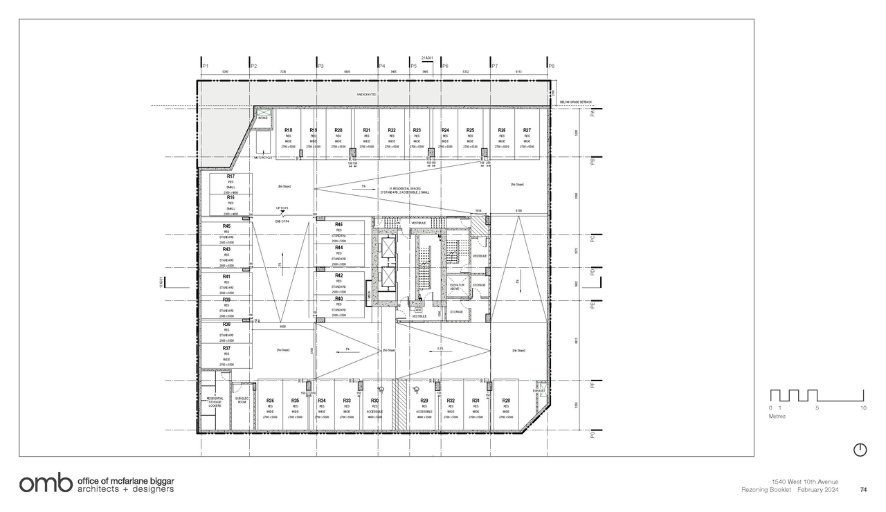 Floor plan for project from page 74 of the file 'Application booklet'