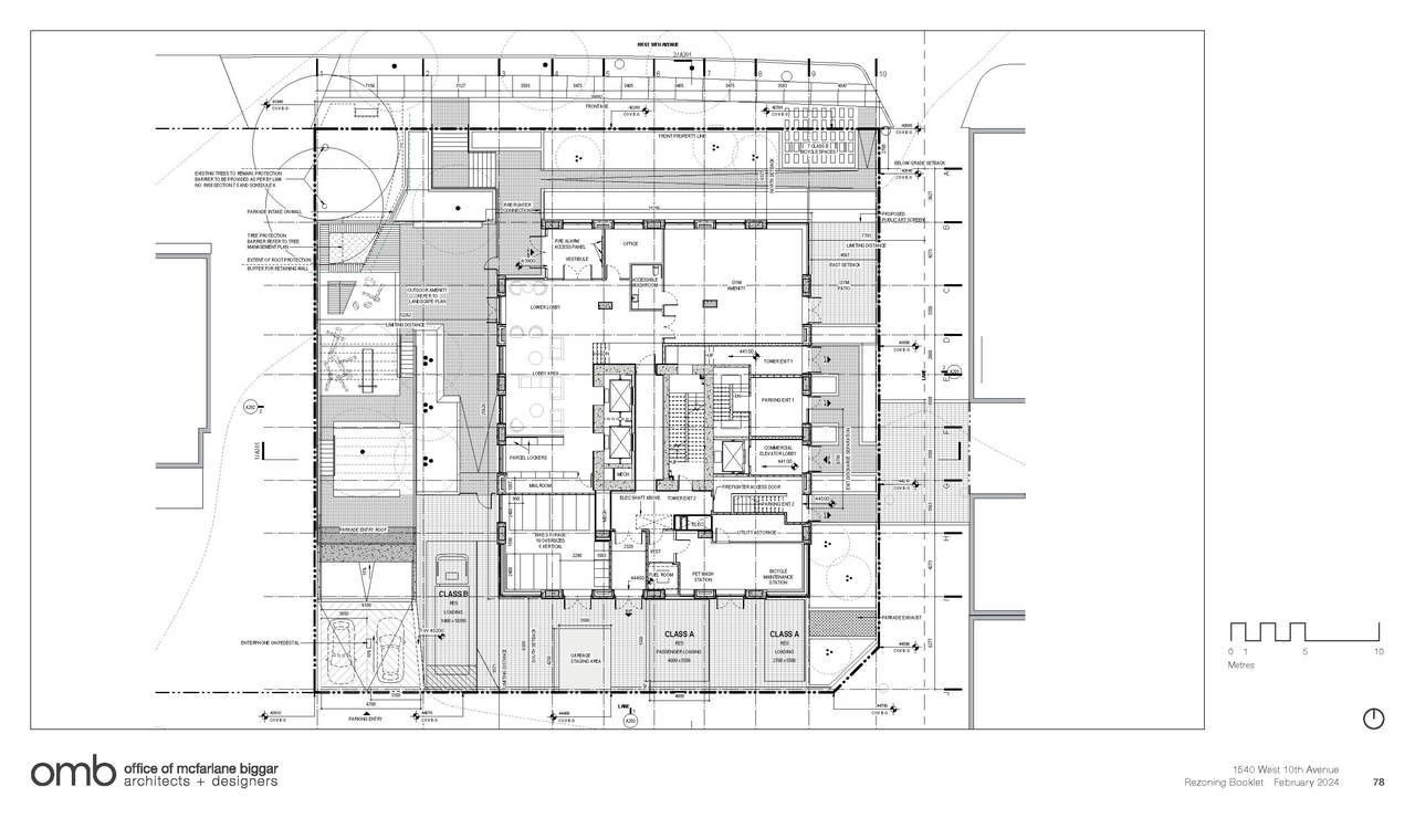 Floor plan for project from page 78 of the file 'Application booklet'
