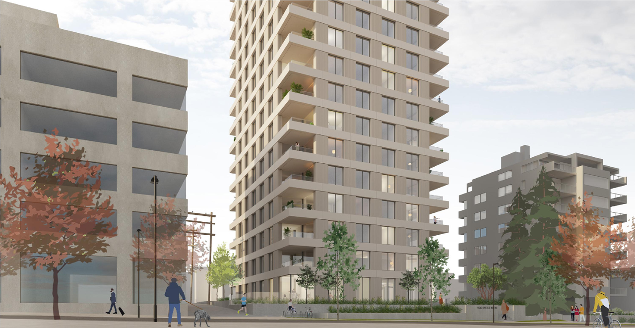 Rendering of building from page 92 of the file 'Application booklet'