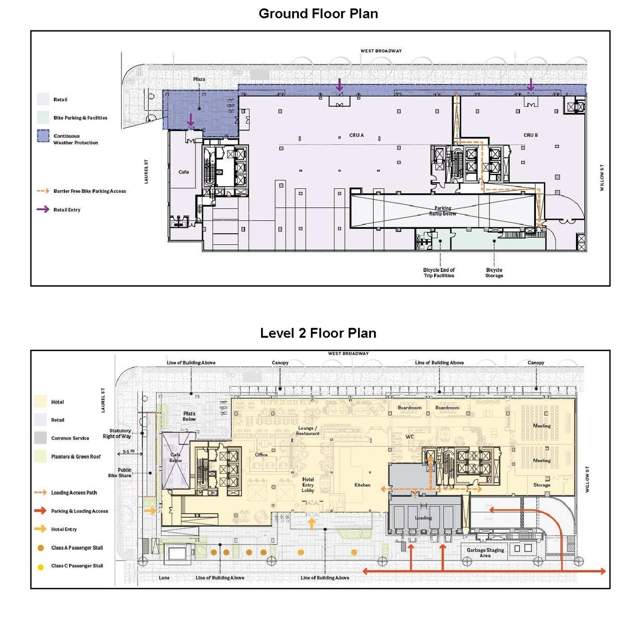 Floor plan for project from page 14 of the file 'Referral report'