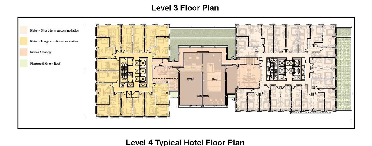 Floor plan for project from page 15 of the file 'Referral report'