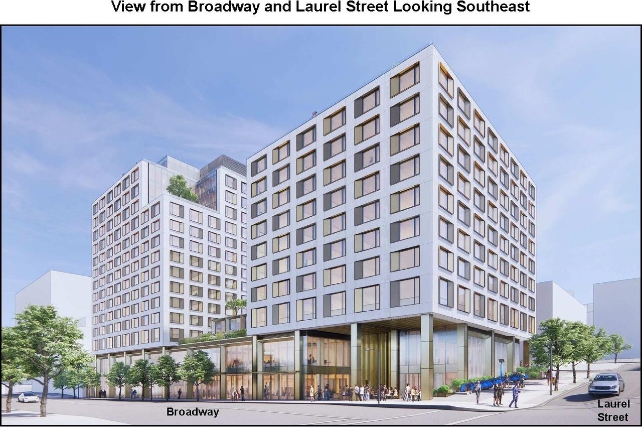 Rendering of building from page 18 of the file 'Referral report'