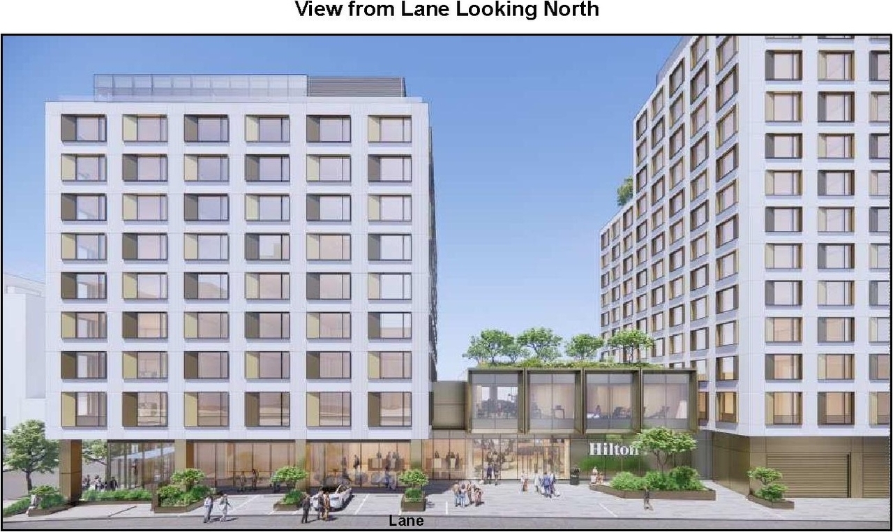 Rendering of building from page 18 of the file 'Referral report'