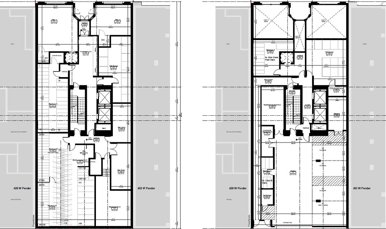 Floor plan for project from page 43 of the file 'Referral Report'
