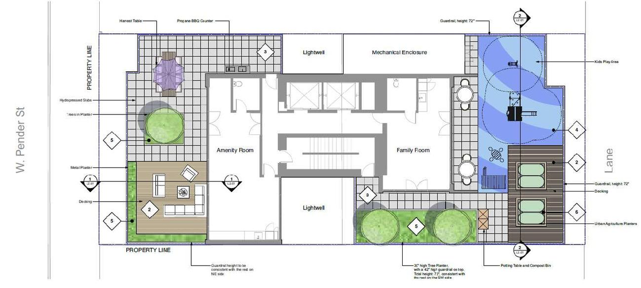 Floor plan for project from page 46 of the file 'Referral Report'