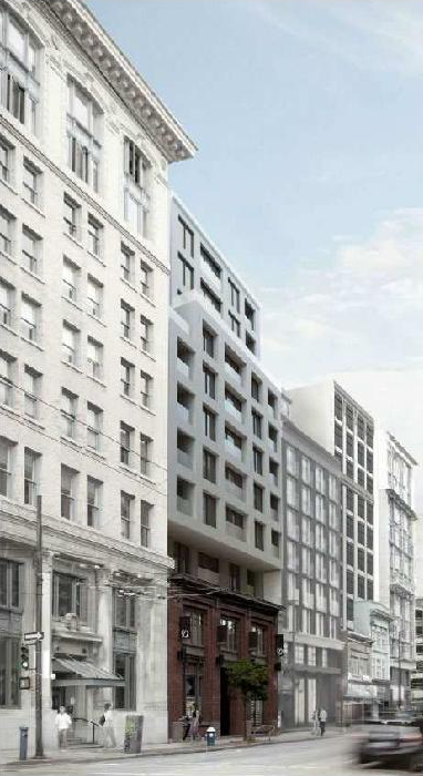 Rendering of building from page 6 of the file 'Referral Report'