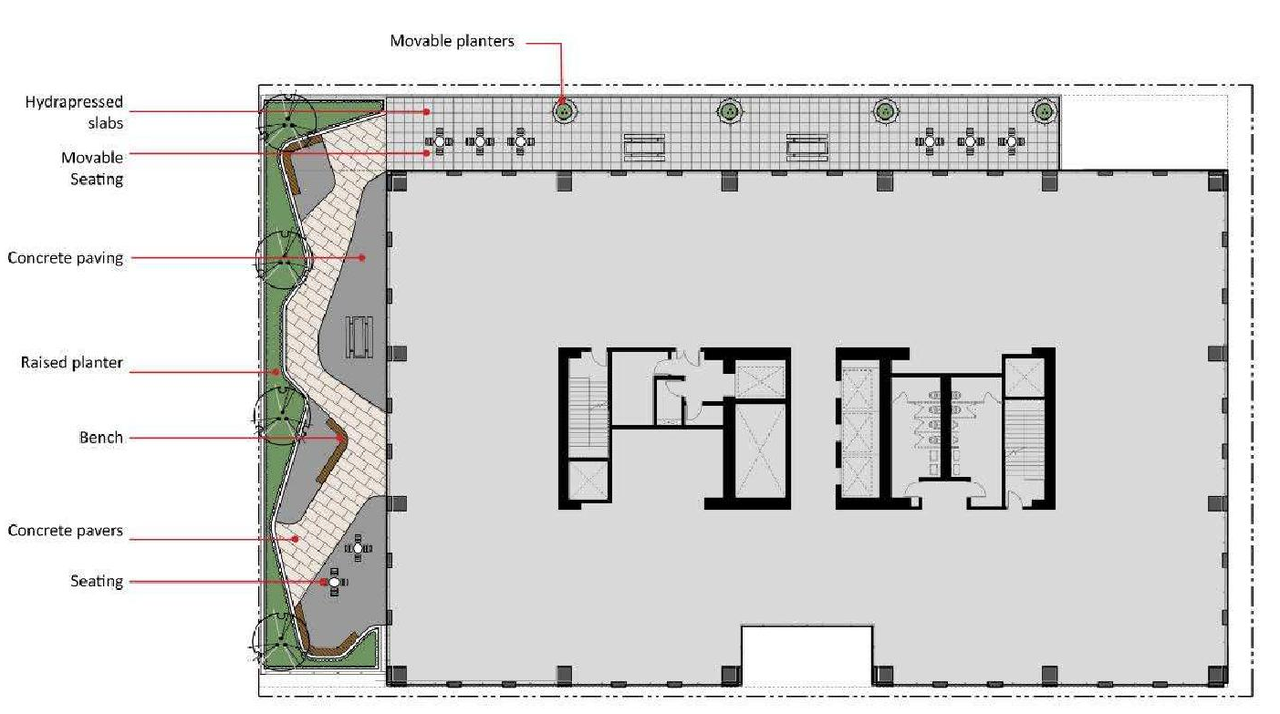 Floor plan for project from page 34 of the file 'Referral report'