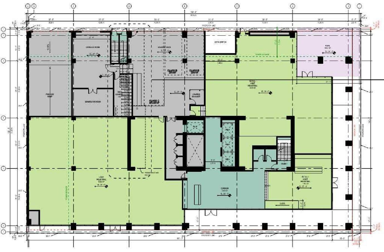 Floor plan for project from page 34 of the file 'Referral report'