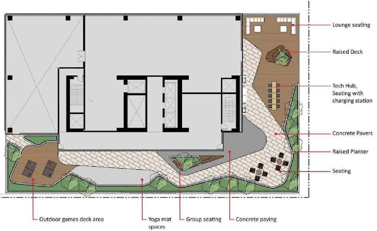 Floor plan for project from page 35 of the file 'Referral report'
