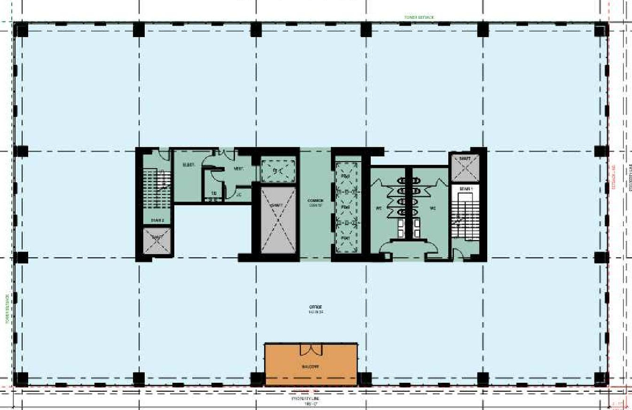 Floor plan for project from page 35 of the file 'Referral report'