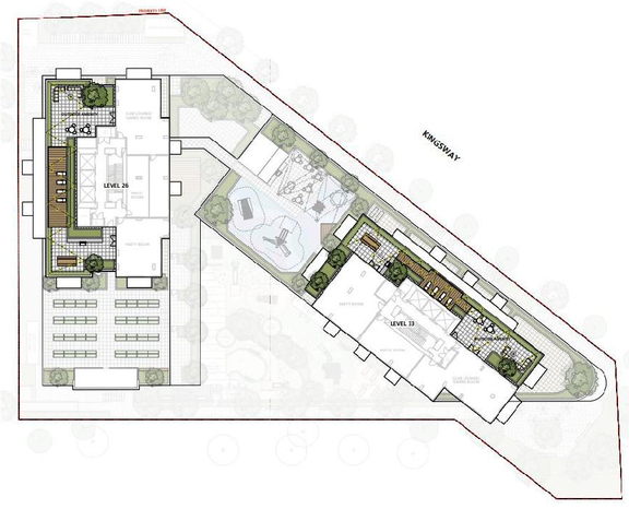 Floor plan for project from page 41 of the file 'Referral report'
