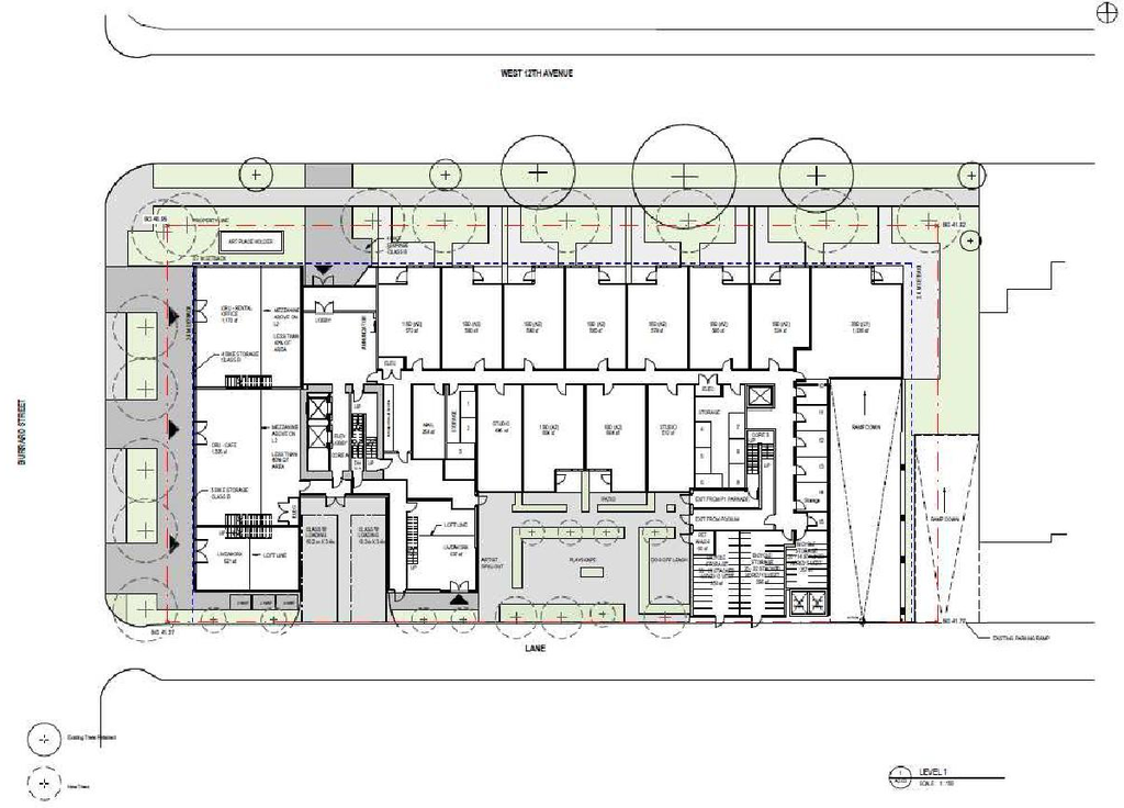 Floor plan for project from page 33 of the file 'Referral report'