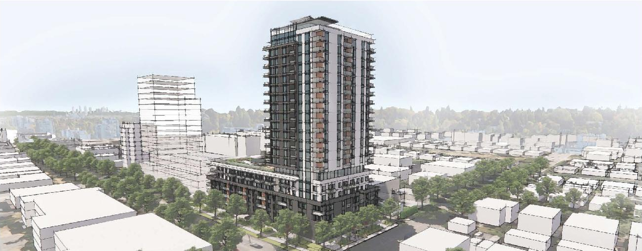 Rendering of building from page 6 of the file 'Referral report'