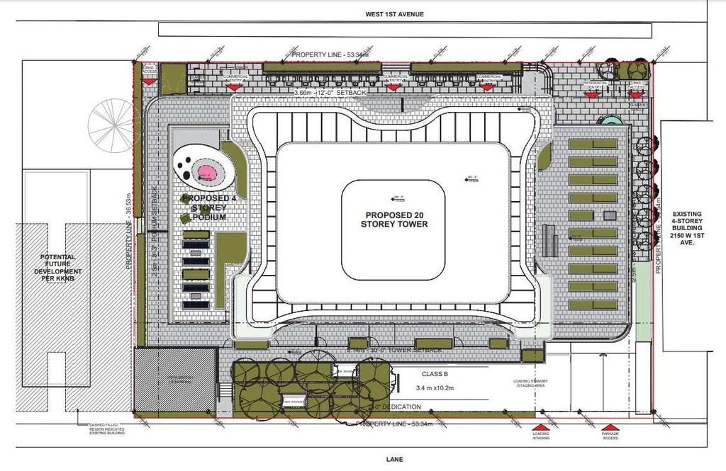 Floor plan for project from page 34 of the file 'Referral report'
