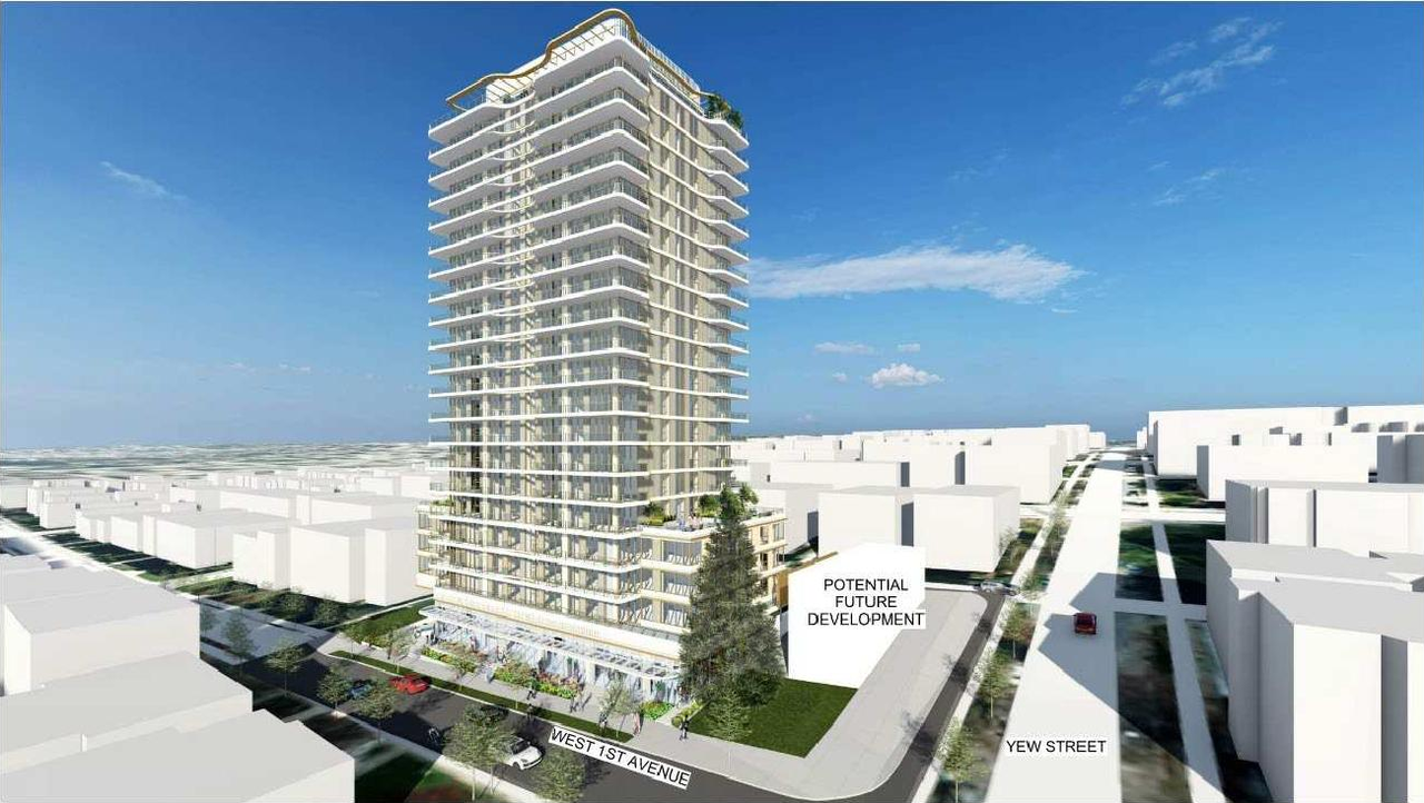 Rendering of building from page 40 of the file 'Referral report'