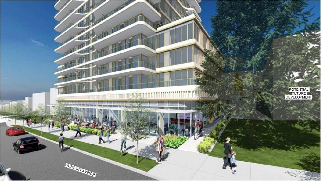 Rendering of building from page 41 of the file 'Referral report'