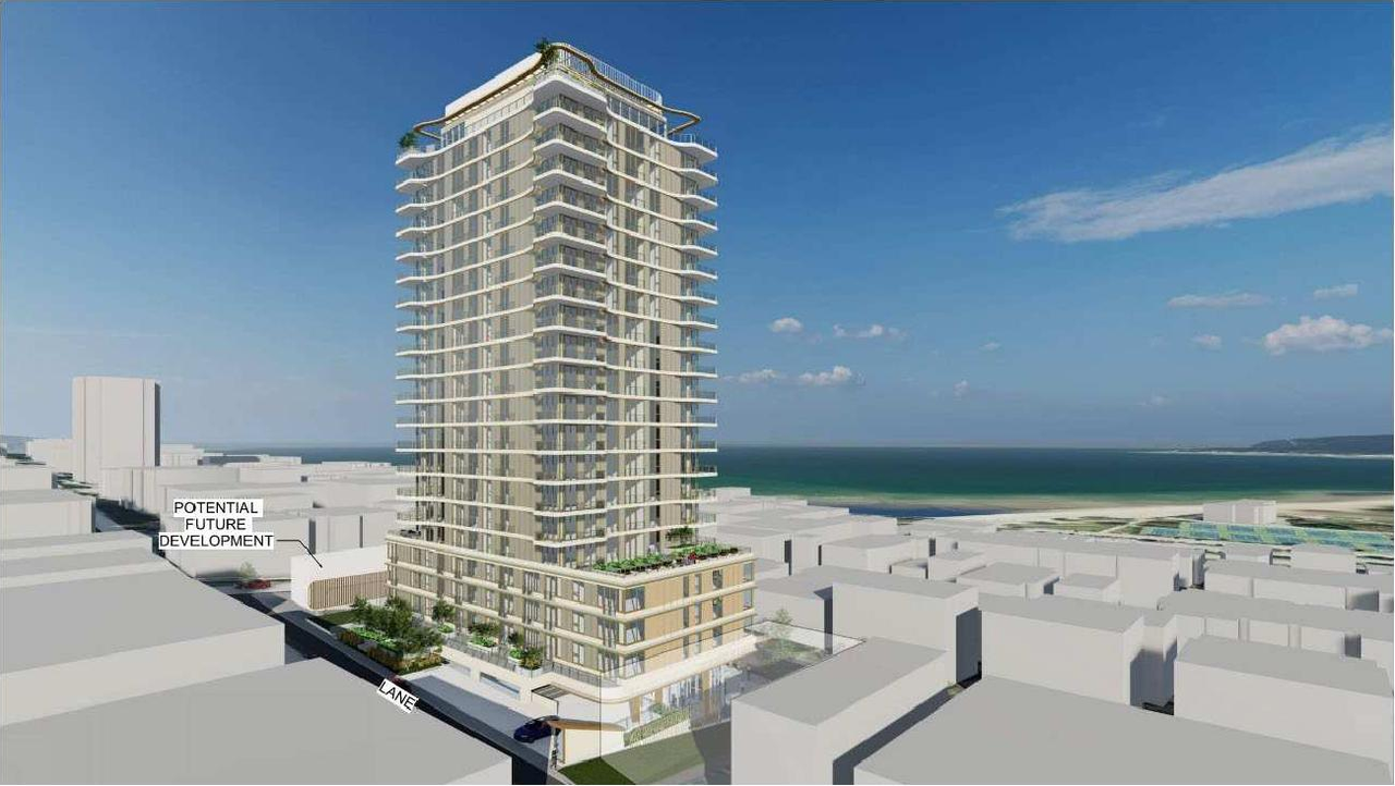 Rendering of building from page 41 of the file 'Referral report'