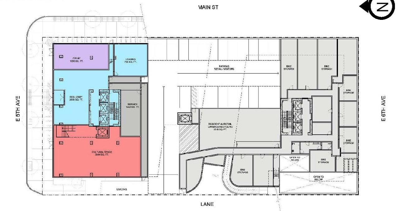Floor plan for project from page 52 of the file 'Referral report'