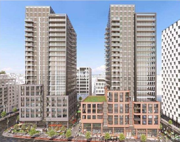 Rendering of building from page 6 of the file 'Referral report'
