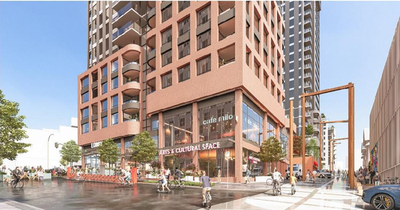 Rendering of building from page 7 of the file 'Referral report'