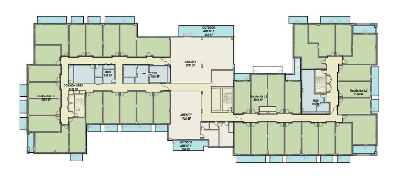Floor plan for project from page 29 of the file 'Referral report'