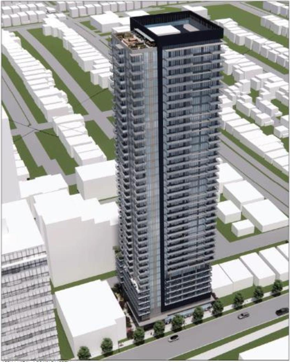 Rendering of building from page 39 of the file 'Referral report'