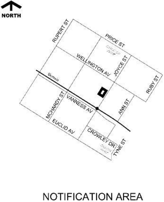 Construction site plan for project from page 44 of the file 'Referral report'