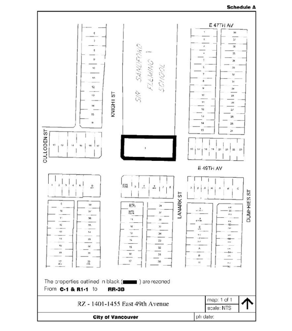 Construction site plan for project from page 11 of the file 'Referral report'