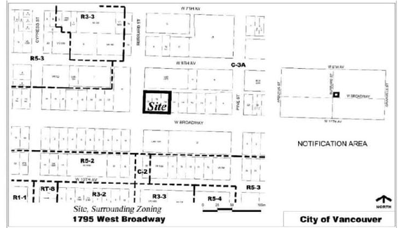 Construction site plan for project from page 4 of the file 'Report'