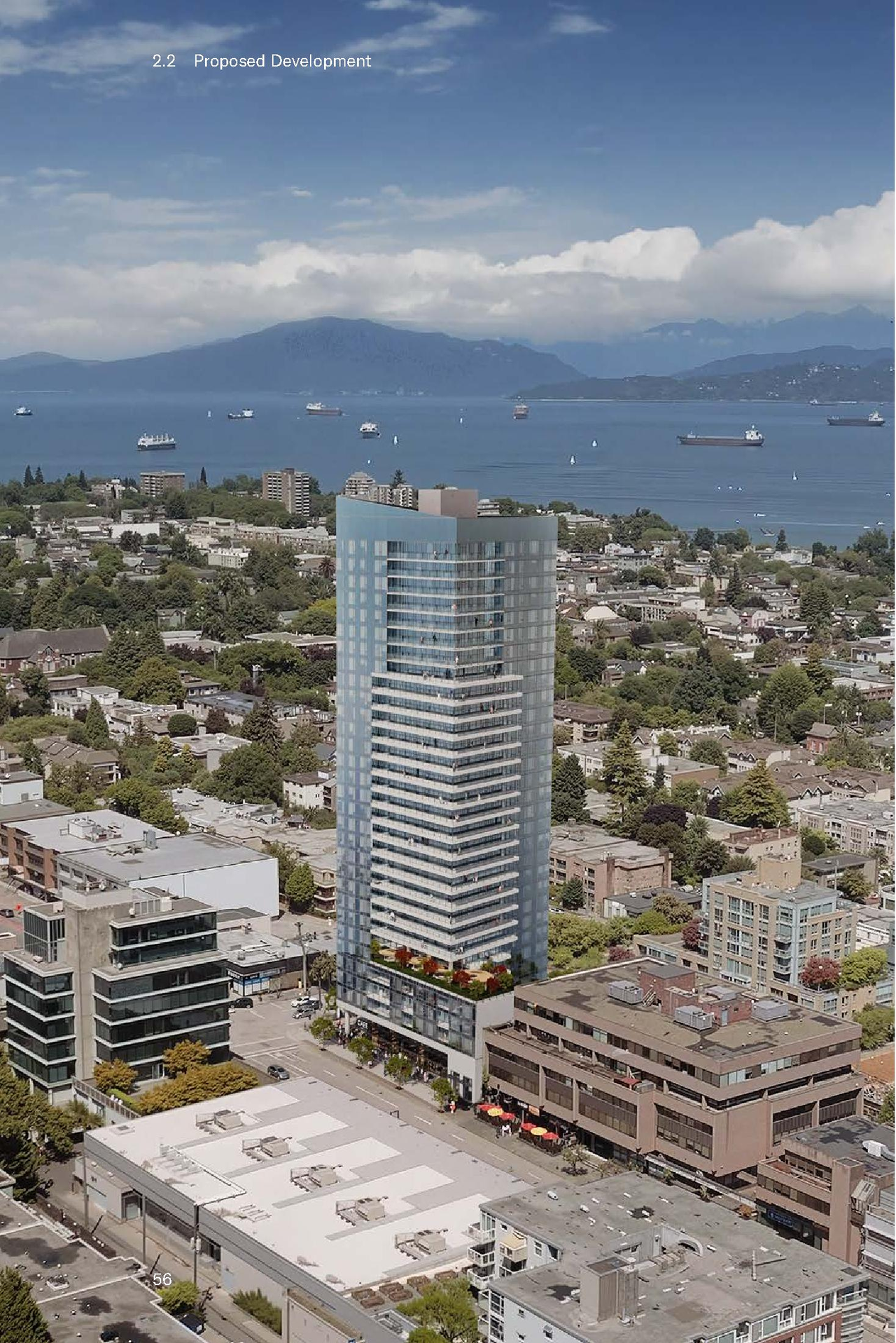 Rendering of building from page 58 of the file 'Application booklet'