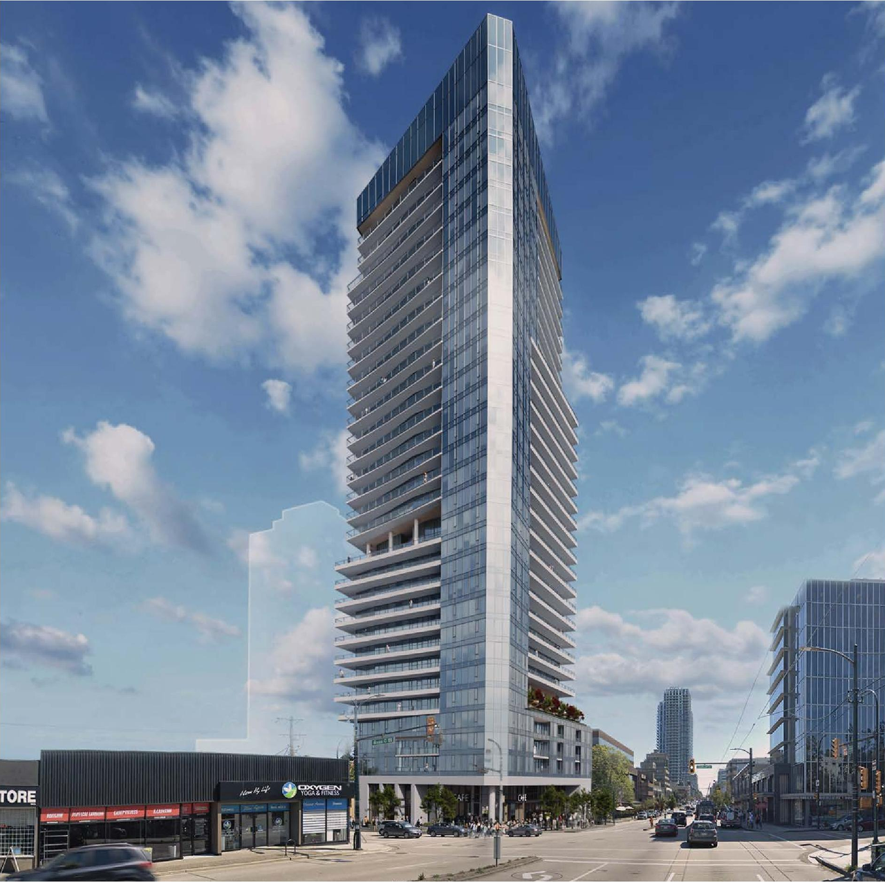 Rendering of building from page 61 of the file 'Application booklet'