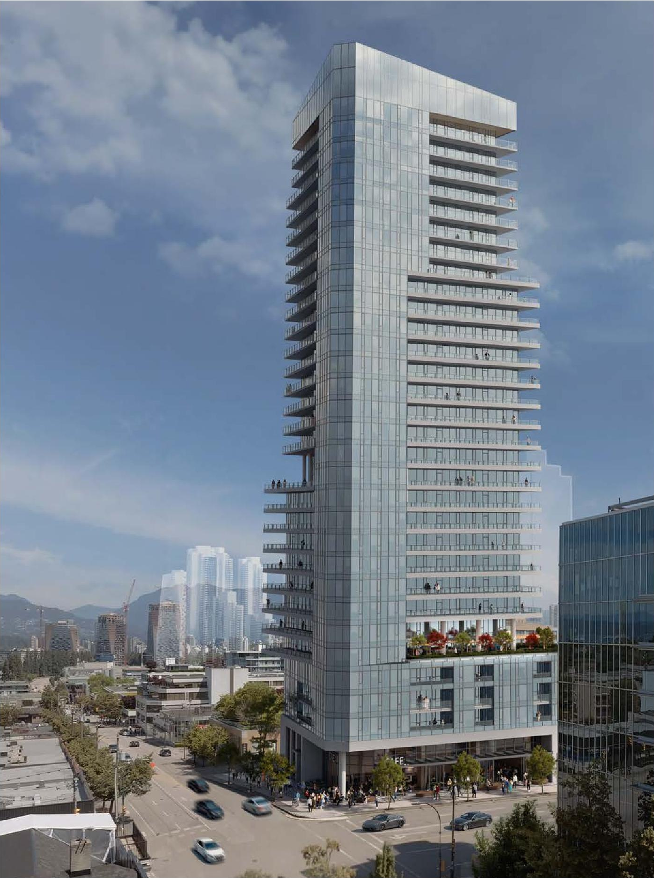 Rendering of building from page 62 of the file 'Application booklet'
