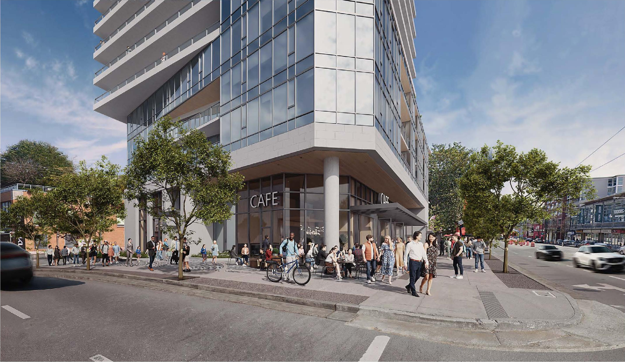 Rendering of building from page 64 of the file 'Application booklet'