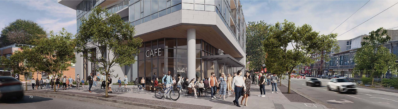 Rendering of building from page 72 of the file 'Application booklet'