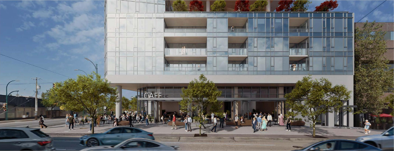 Rendering of building from page 76 of the file 'Application booklet'