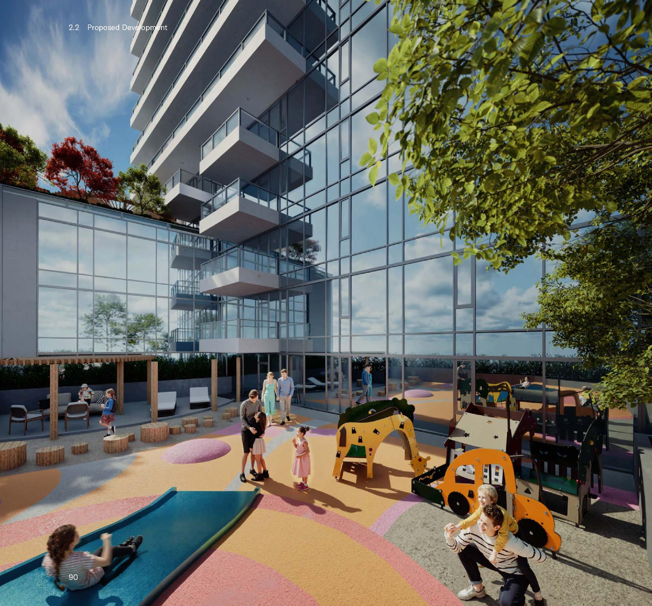 Rendering of building from page 92 of the file 'Application booklet'
