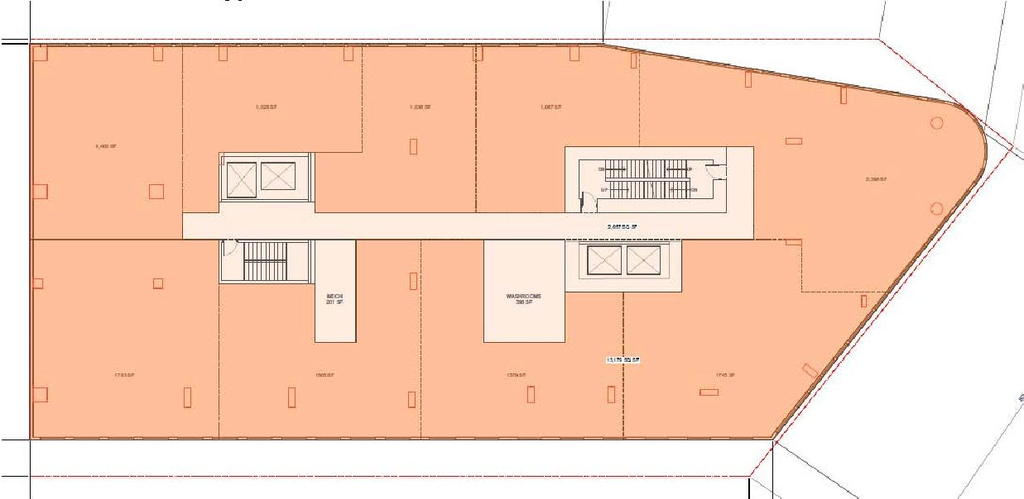 Floor plan for project from page 46 of the file 'Referral report'