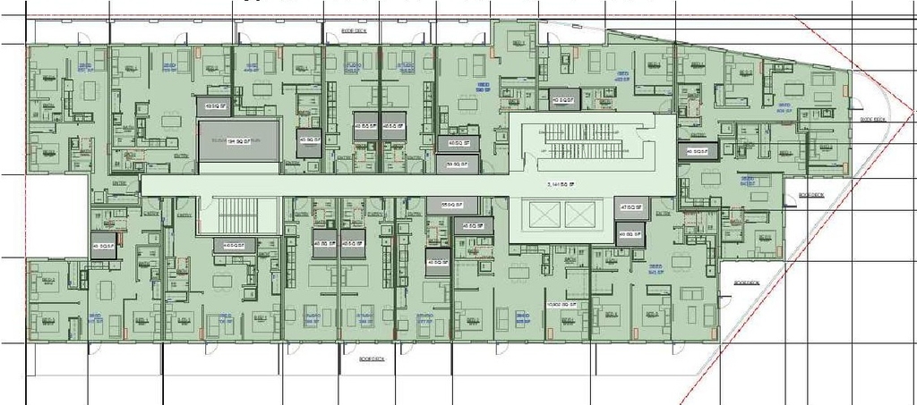 Floor plan for project from page 46 of the file 'Referral report'