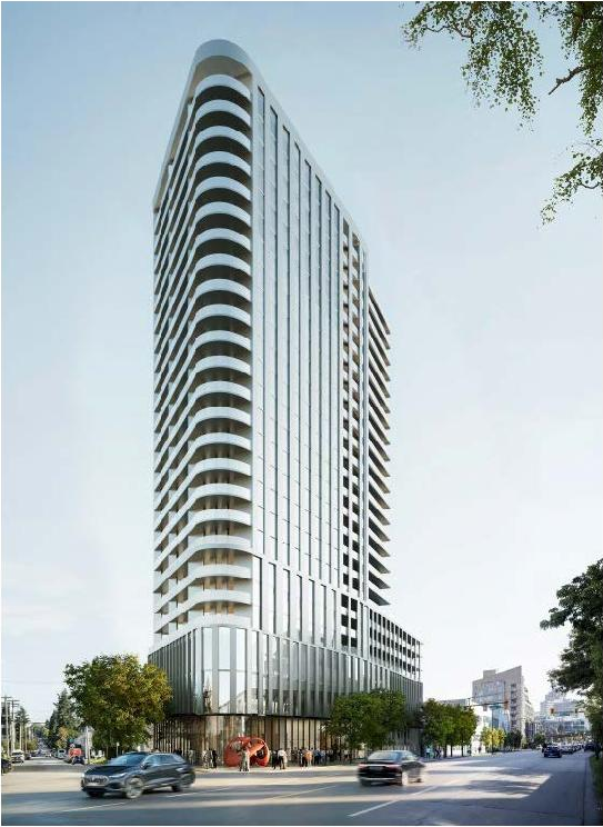 Rendering of building from page 7 of the file 'Referral report'