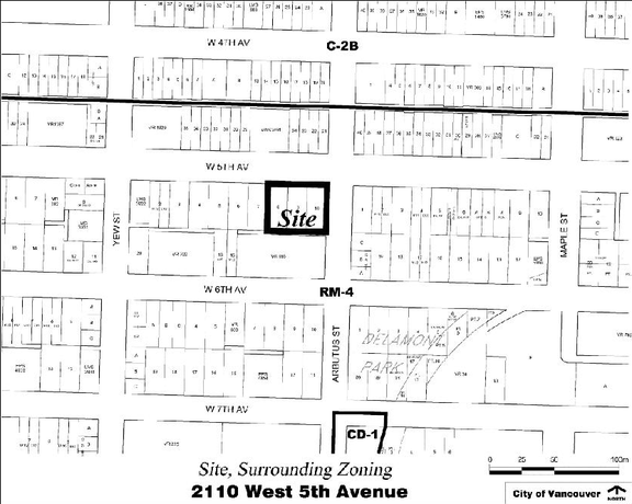 Construction site plan for project from page 4 of the file 'Referral report'