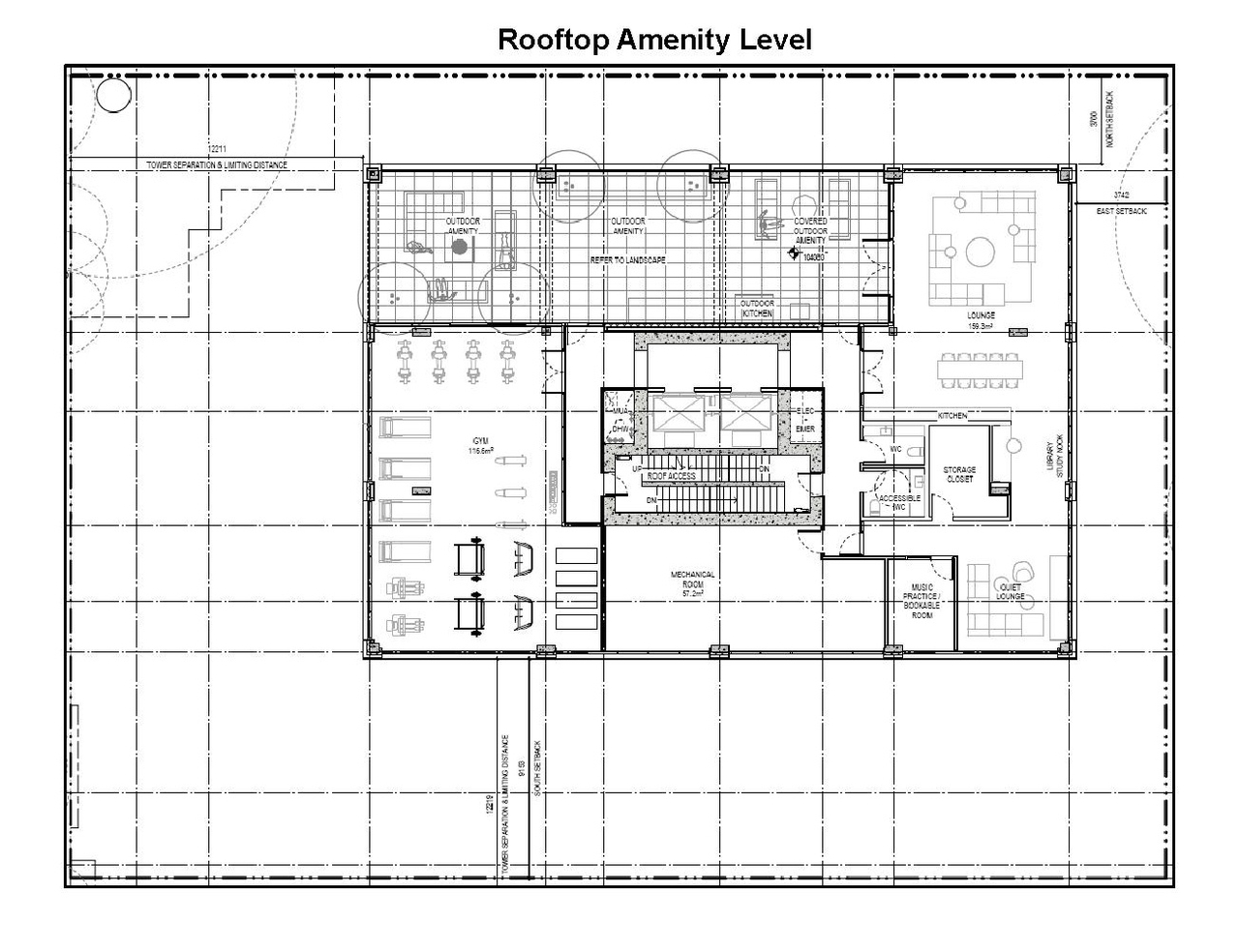 Floor plan for project from page 40 of the file 'Referral report'