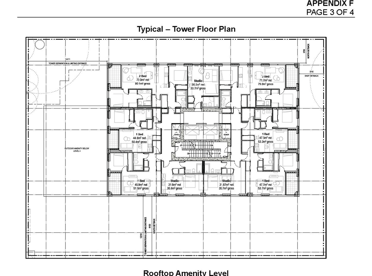 Floor plan for project from page 40 of the file 'Referral report'