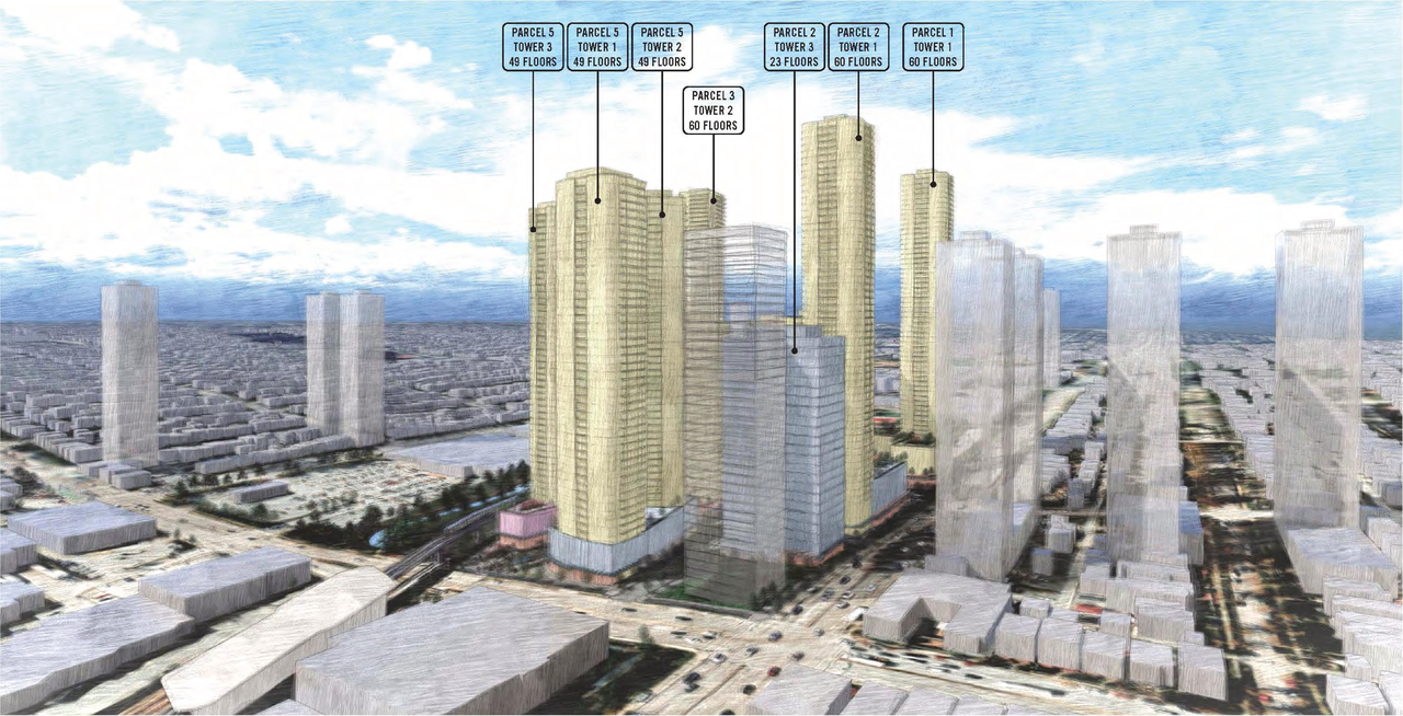 Rendering of building from page 20 of the file 'Applicant boards'