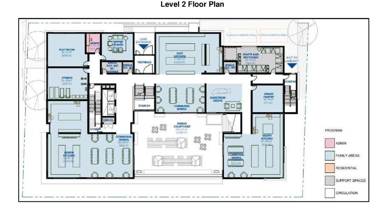 Floor plan for project from page 30 of the file 'Referral report'