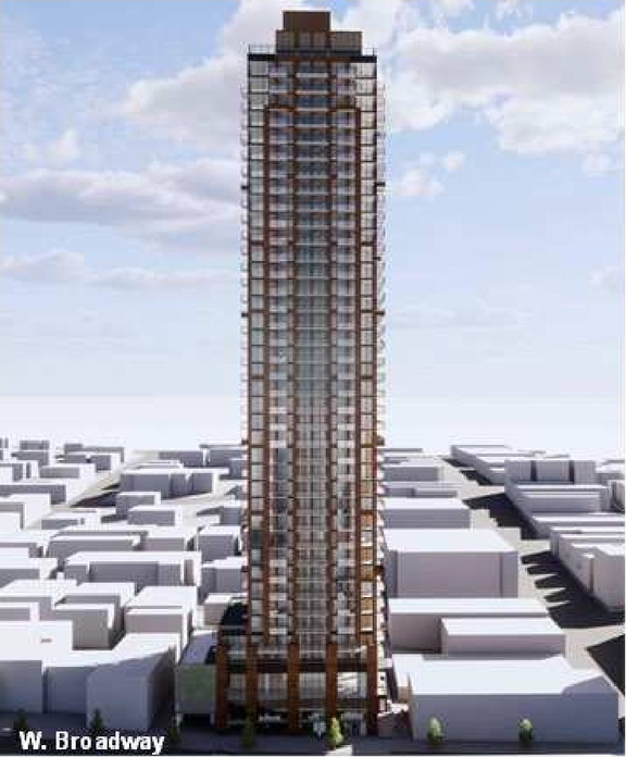 Rendering of building from page 4 of the file 'Referral report'
