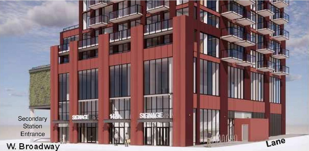 Rendering of building from page 5 of the file 'Referral report'
